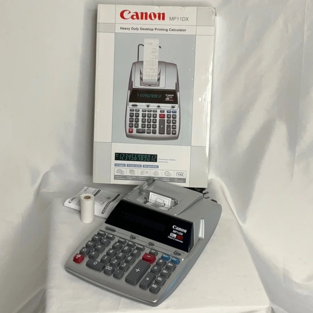 Canon MP11DX Printing Calculator - Silver NWT